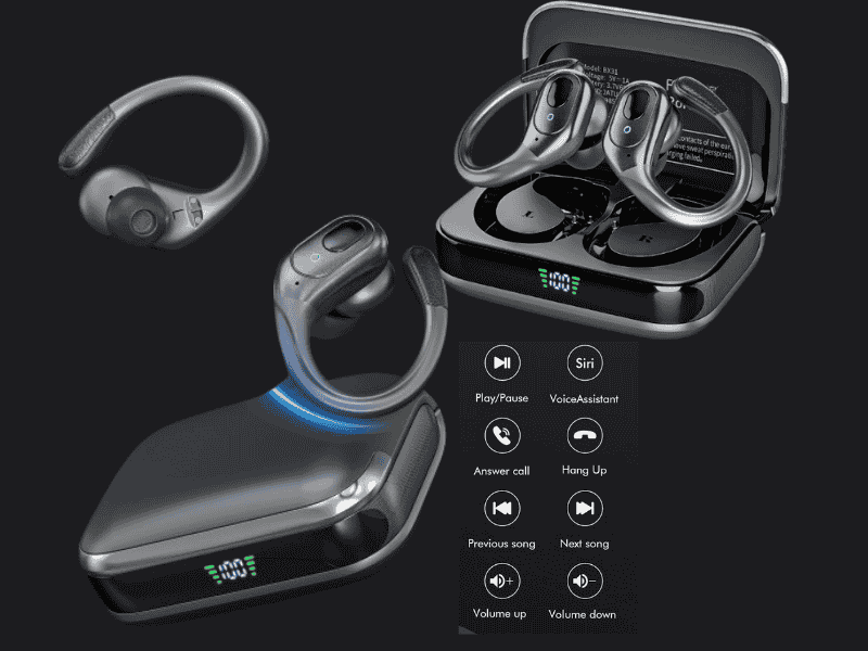 Wireless Bluetooth Earbuds – 75Hrs Playback,