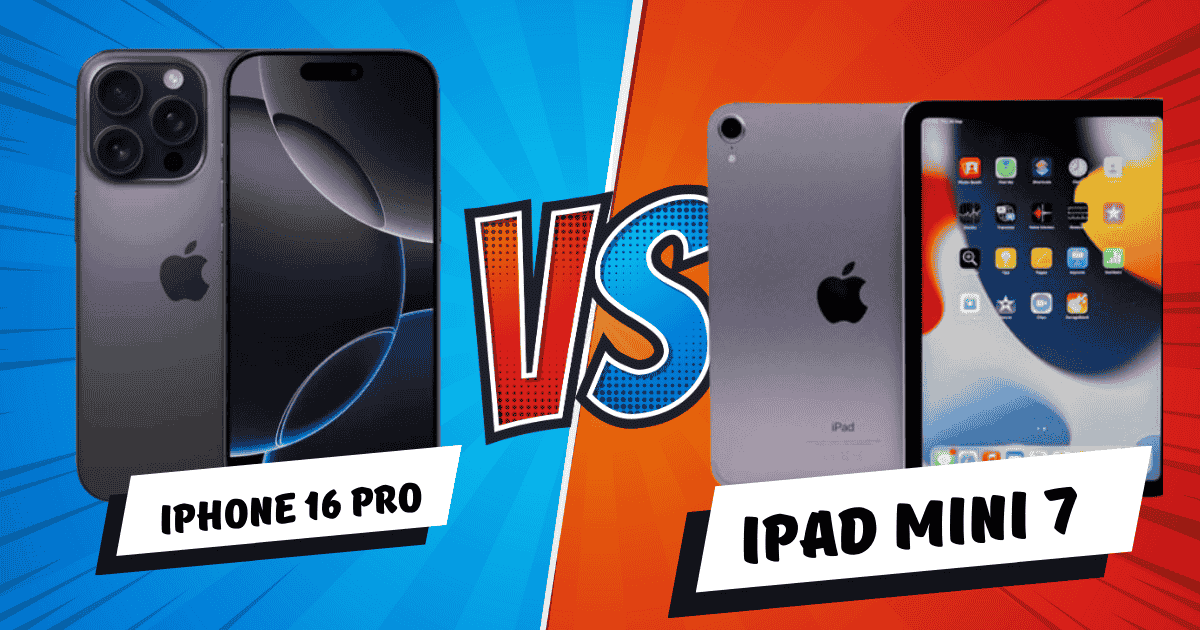 iPhone 16 Pro vs iPad Mini